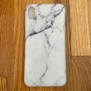 iPhone XS Max White Marble Phone Case